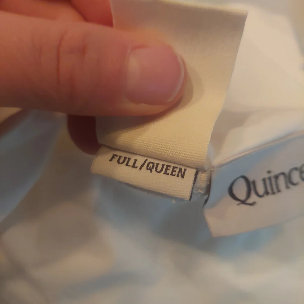 Quince 100% Organic Brushed Cotton Duvet Cover W/ Shams! Full/ Queen (125)